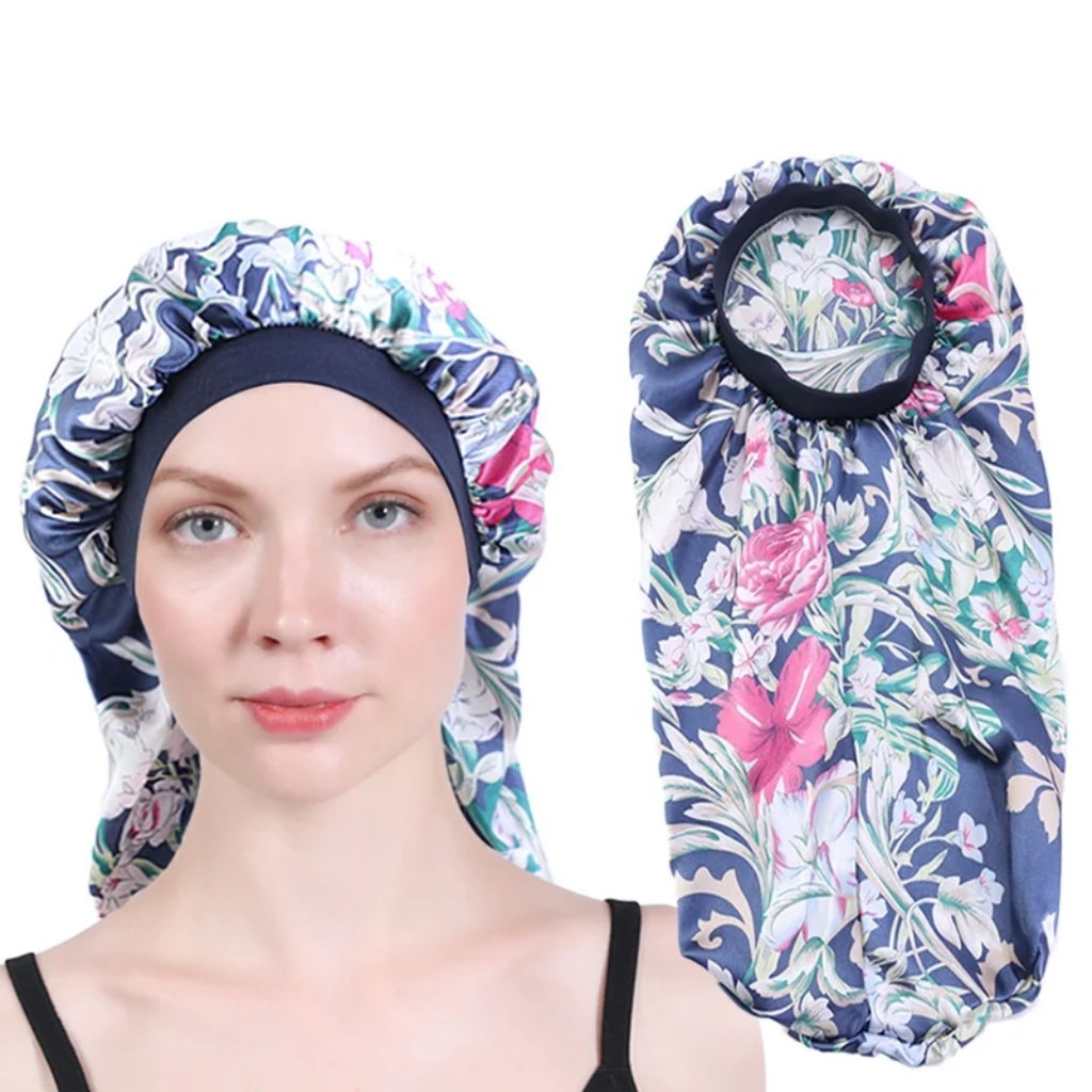 Bonnet de nuit en satin