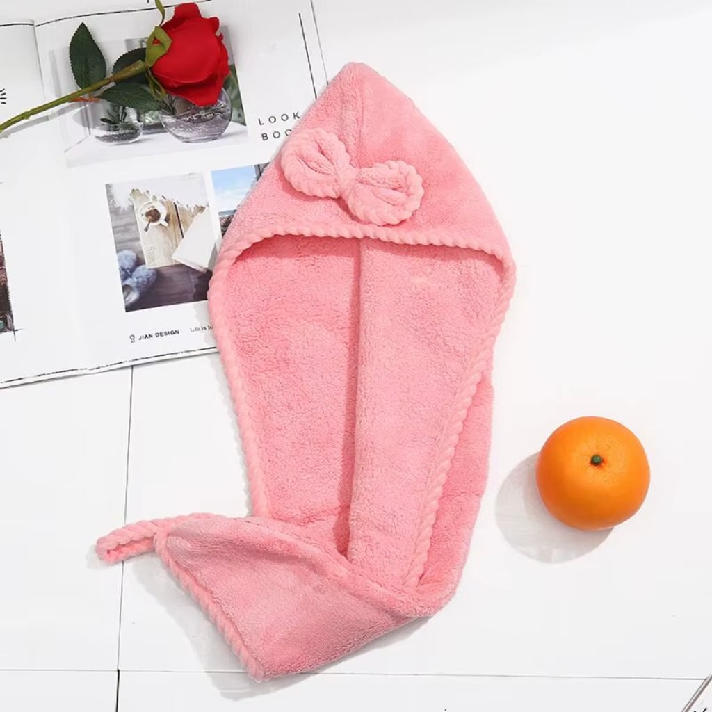 Serviette-turban en microfibre